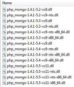 mongodb php driver installation
